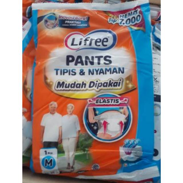 lifree popok celana dewasa per 10 pcs/ Lifree m l xl xxl / lifree Popok Celana / Popok Celana Dewasa