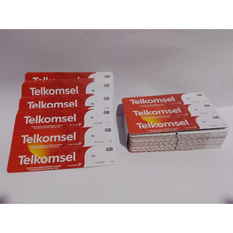 Voucher Kosong Telkomsel Zona 1 SUMBAR RIAU KEPRI