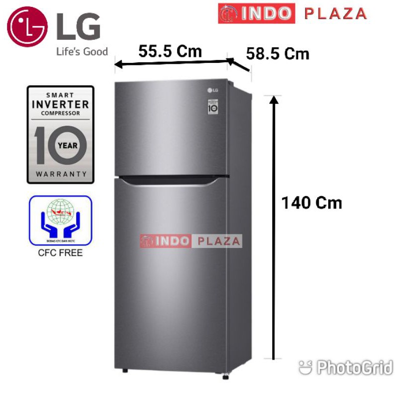 BIG SALE KULKAS LG 2 PINTU GN-B195SQMT / 195 SQMT / 195SQMT SMART INVERTER