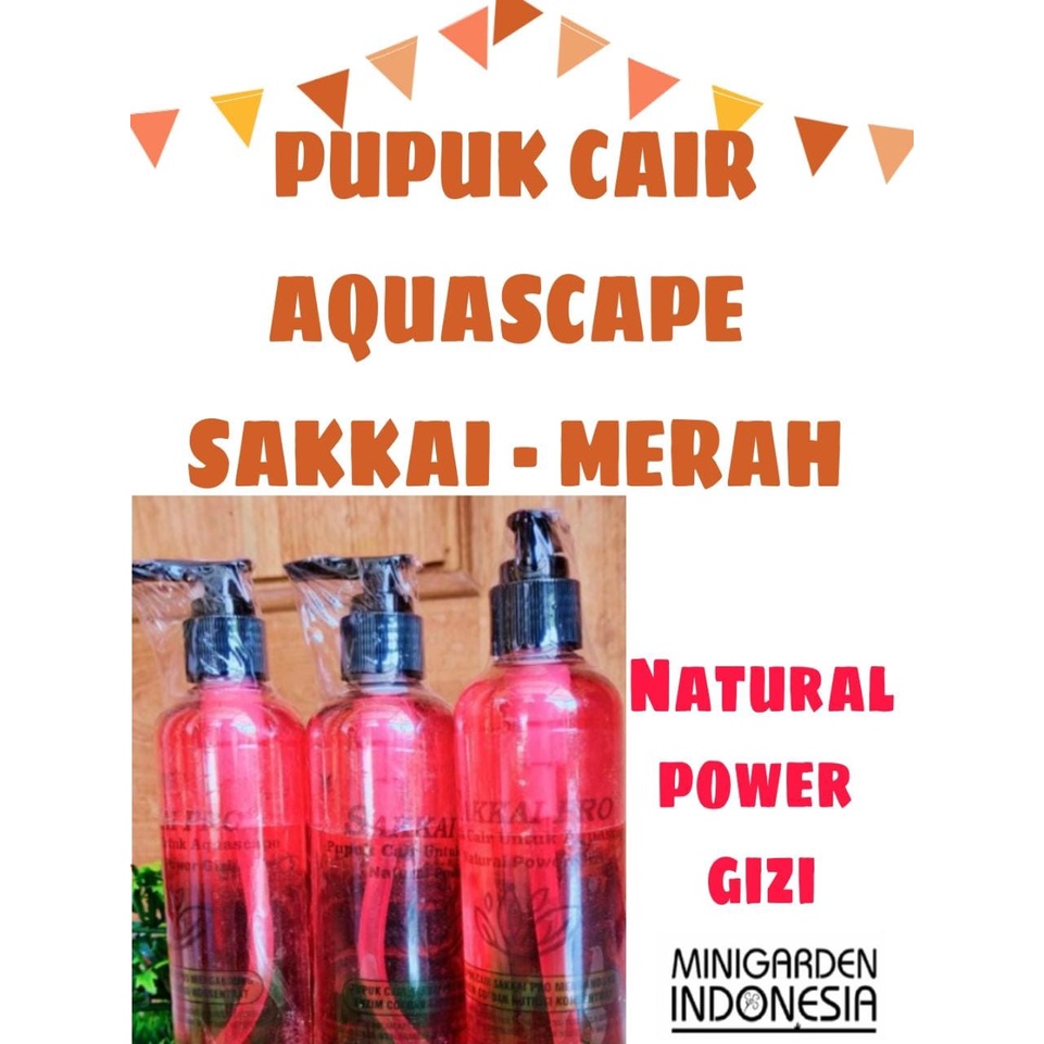 PUPUK CAIR AQUASCAPE SAKKAI PRO AWAL TANAM MERAH 100ML