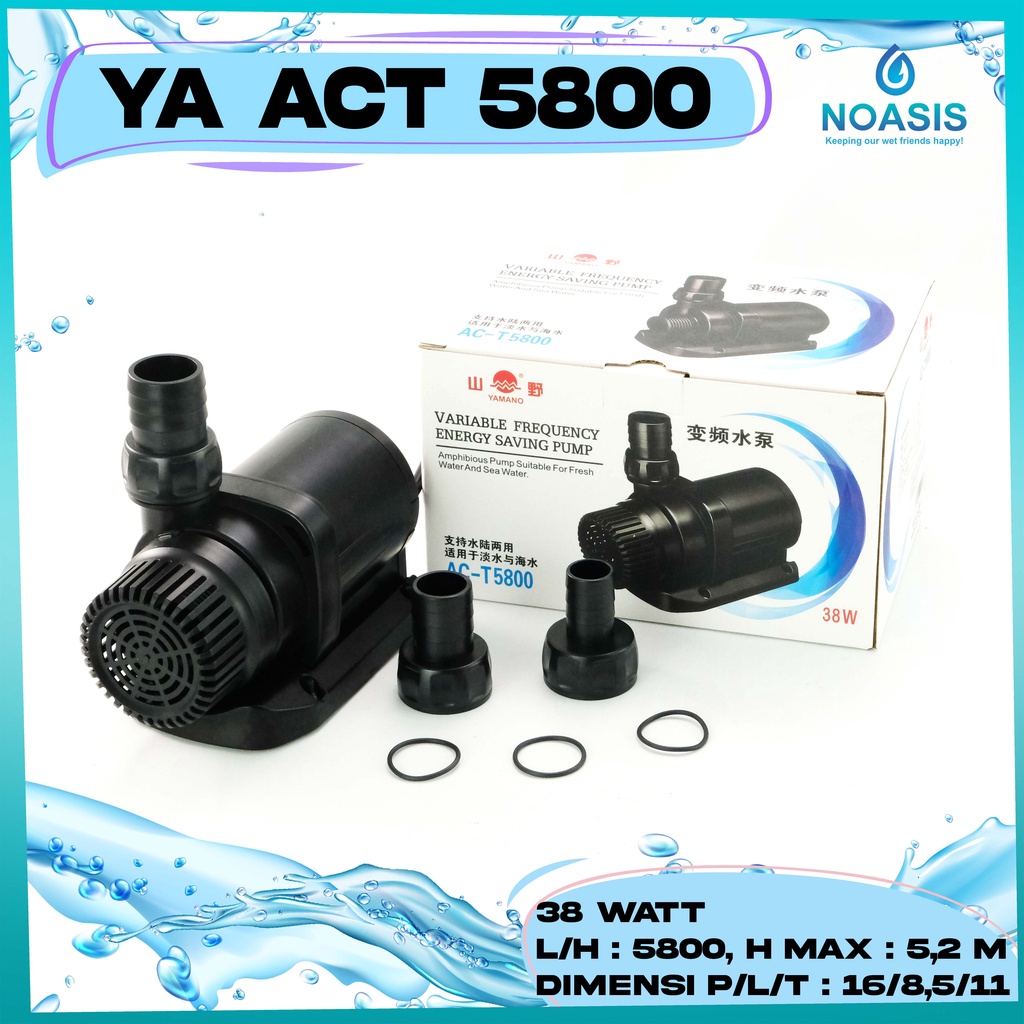 POMPA LOW WATT KOLAM YAMANO ACT 5800 AC-T 5800 DAYA RENDAH PROMO MURAH