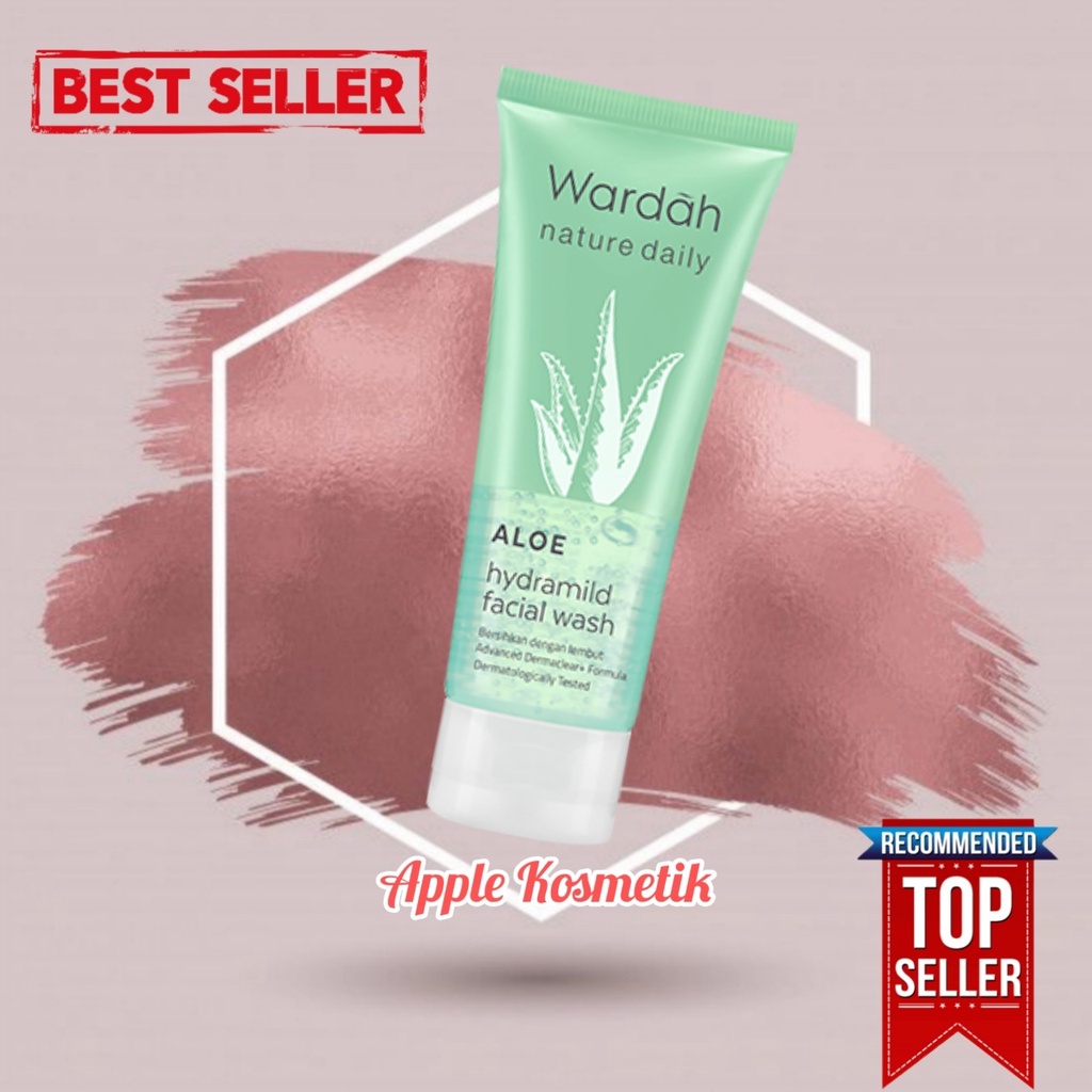 FACIAL WASH NATURE WARDAH / WARDAH NATURE DAILY ALOE HYDRAMILD FACIAL WASH 60ML