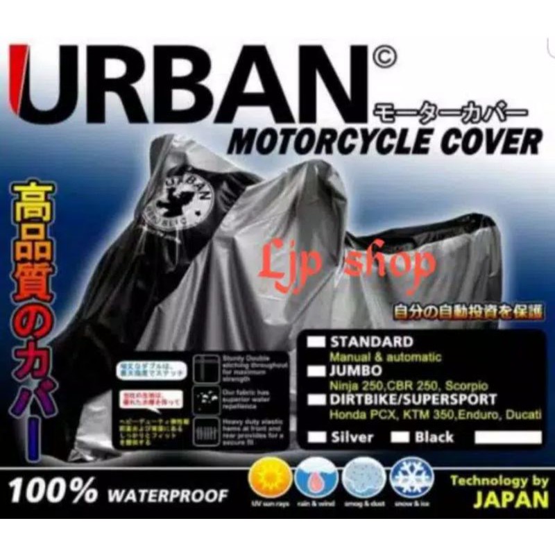 Sarung Cover Motor Urban Big Size Anti Air Dan UV // Motor Nmax Ninja CBR