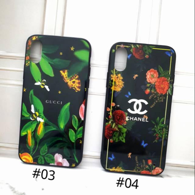 IPHONE 6G 6S  6 PLUS  7G 8G SE 2020  7 PLUS 8 PLUS  X XS - FLOWER Soft Hard Case Full UV Glossy