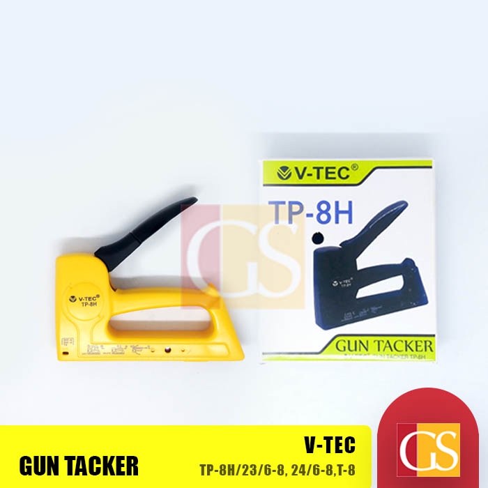 

Stapler Tembak / Guntacker / Staples Gun Plastik V-Tec TP-8H