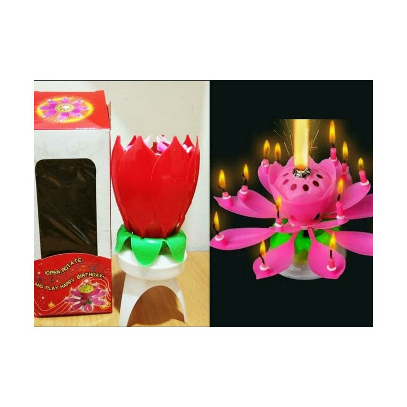 Lilin Teratai Musik / CND 350/Flower Candle /Lilin Music