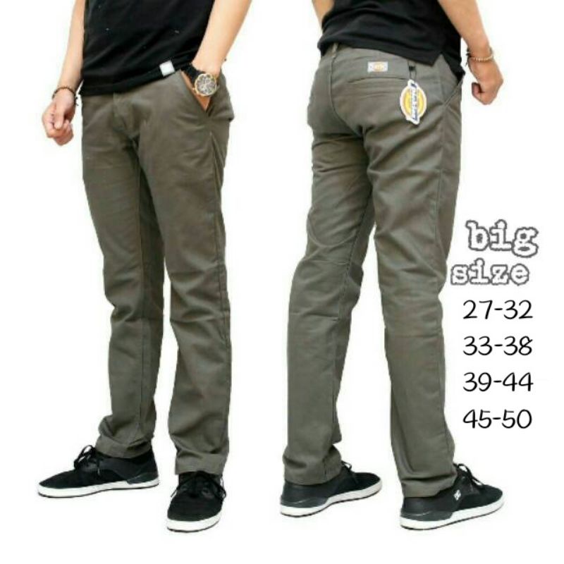 BIGSIZE 39-50 CELANA CHINO | CHINO SUPER | CHINOS | CELANA PANJANG PRIA TERLARIS