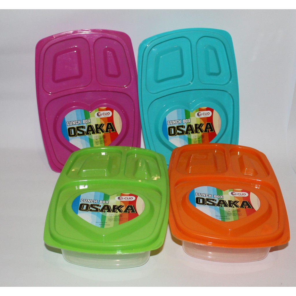 LUNCH BOX CLIO OSAKA /KOTAK MAKAN PLUS SENDOK 2100