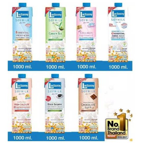 Lactasoy Susu Kacang Soymilk 1Liter Thailand 1 liter Susu Kedelai Laktasoi 1000ml