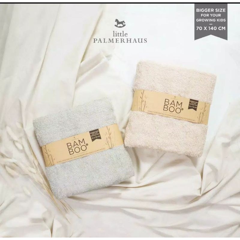 Handuk Bam Boo little palmerhaus BIG SIZE/ bamboo towel little palmer/ Handuk bamboo big size
