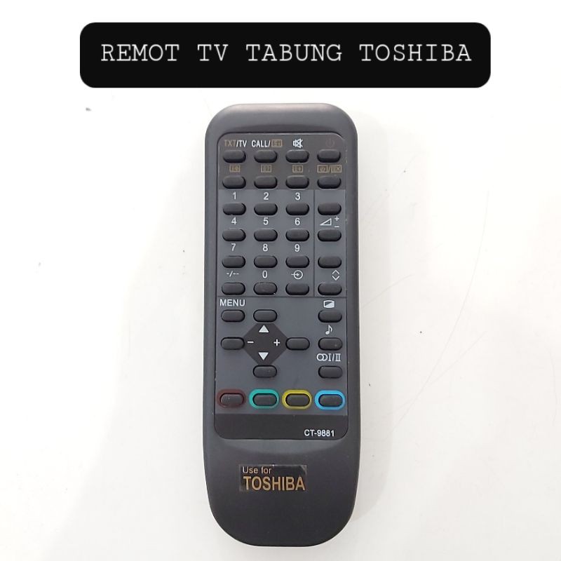 REMOT TV TABUNG TOSHIBA TELEVISI