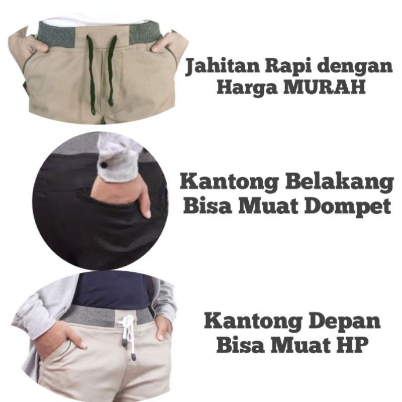 Celana Pendek Pria Chino Premium