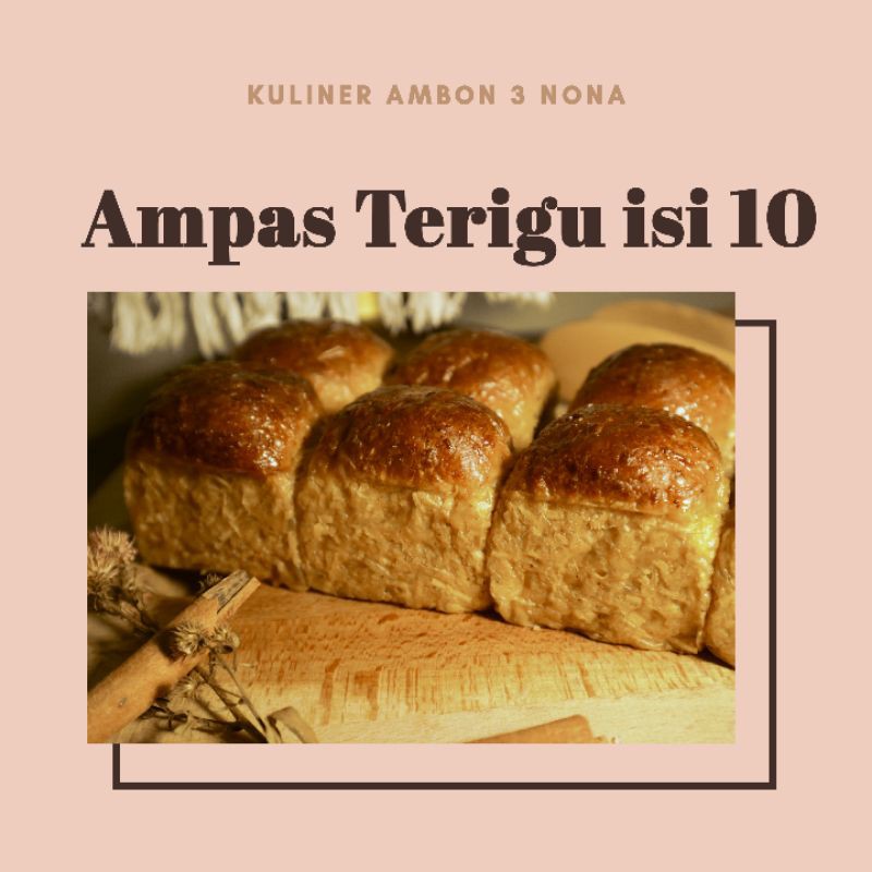 

Ampas Terigu isi 10 / Roti Sobek / Cinnamon Bun