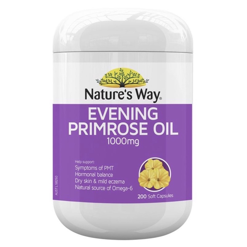 Nature’s Way Evening Primrose Oil 1000mg Isi 200 capsules (Exp 04/2025)