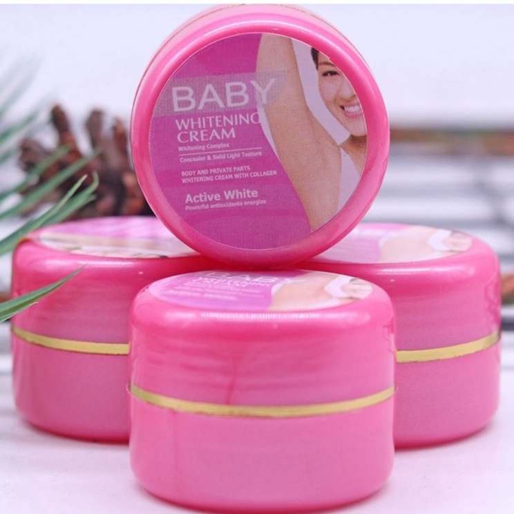 BABY WHITENING Baby Cream Pemutih Ketiak Leher Putih Bersih Penghilang bau Badan