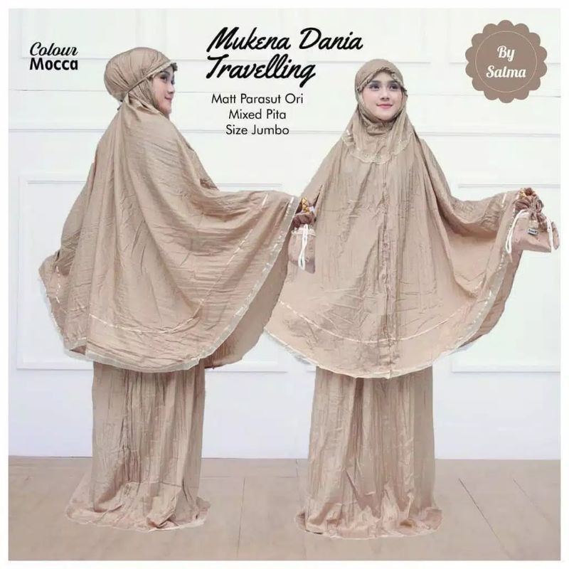 Mukena Parasut Kepang Loufie