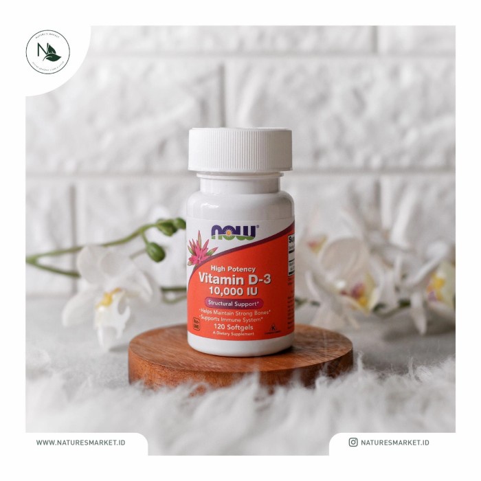 

Now Vitamin D3 10000 IU - 120softgels