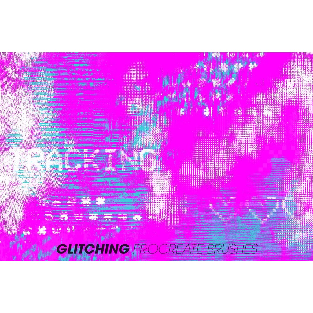 Procreate Brush - 23 Glitching Brushes for Procreate