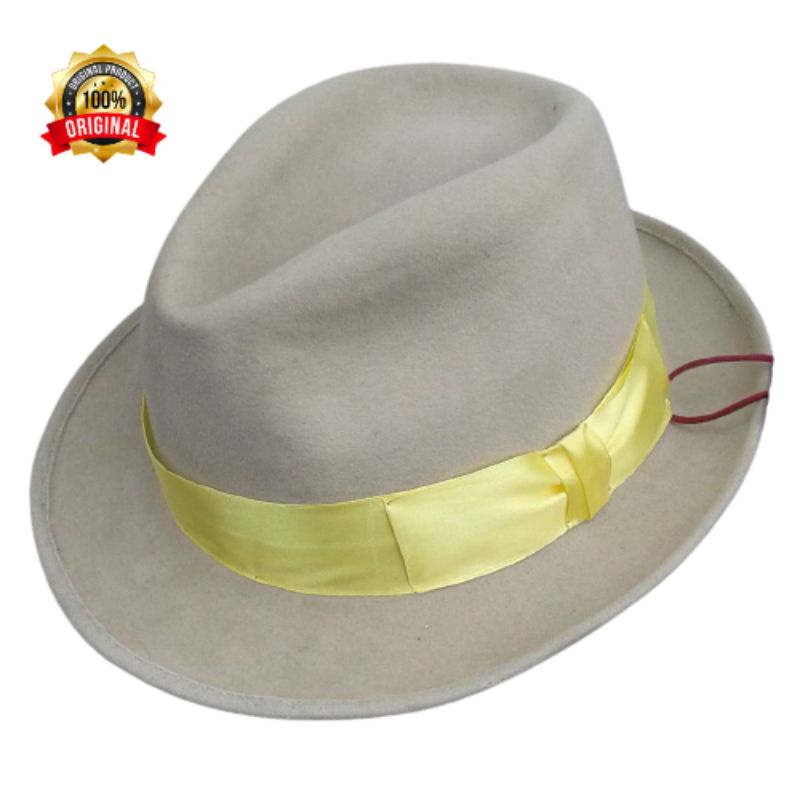 Topi Pria Fedora Topi Laken Fedora Wool Import Murni Jaminan 100% Realpict Topi Pria Import