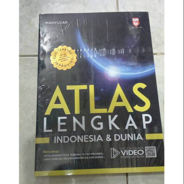 Atlas lengkap Indonesia dan dunia.