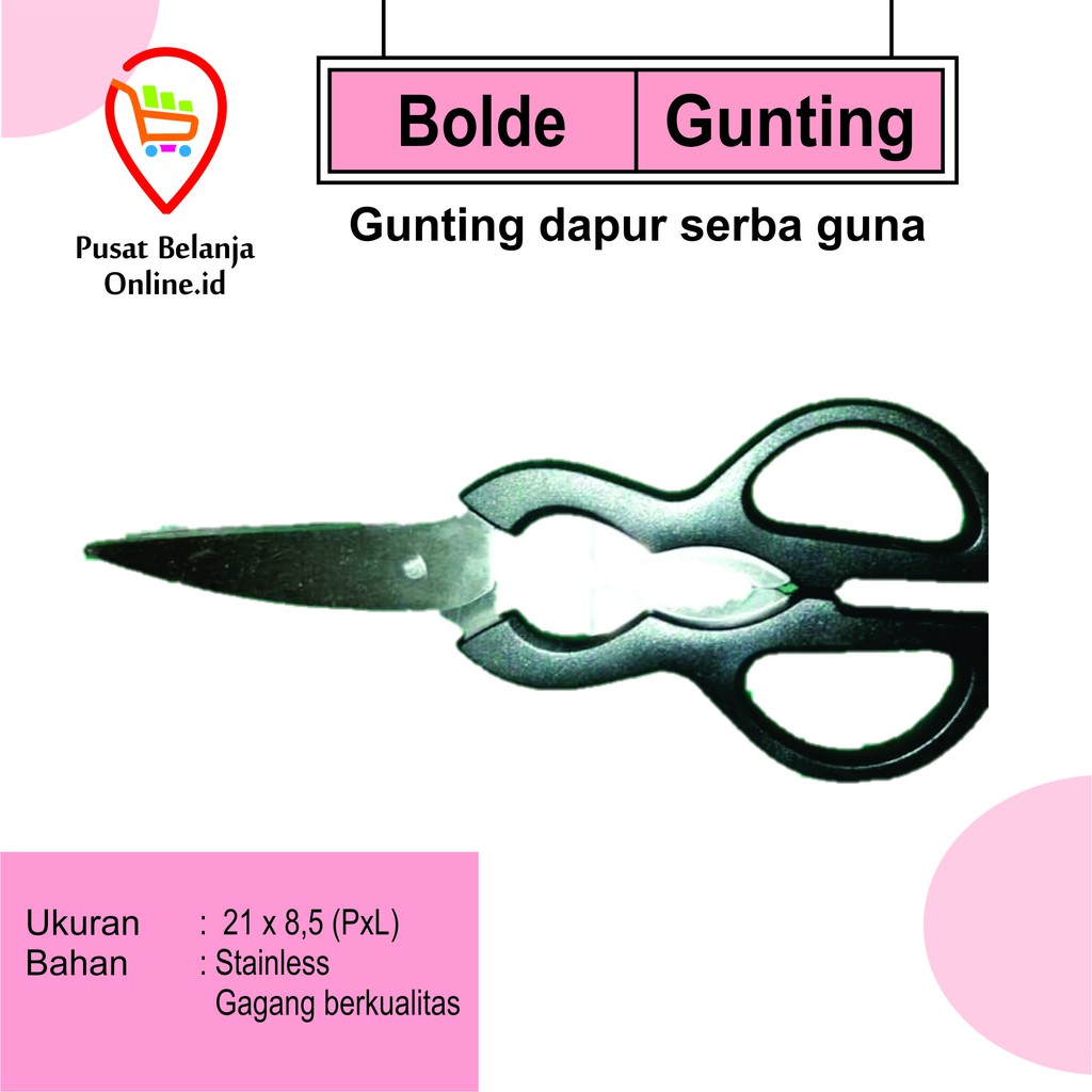 Bolde SUPER UTENSIL Gunting Dapur Elegan 21 cm