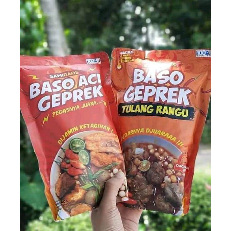 

BASO ACI INSTANT GEPREK/BASO TULANG RANGU/SEBLAK MELINTIR