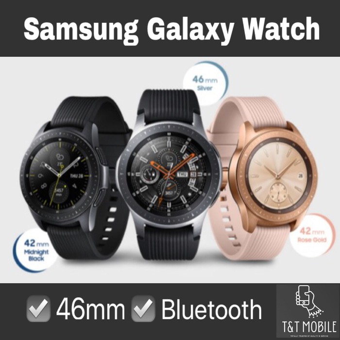 Samsung Galaxy Watch 46mm Silver Bt Amazon Co Uk Electronics
