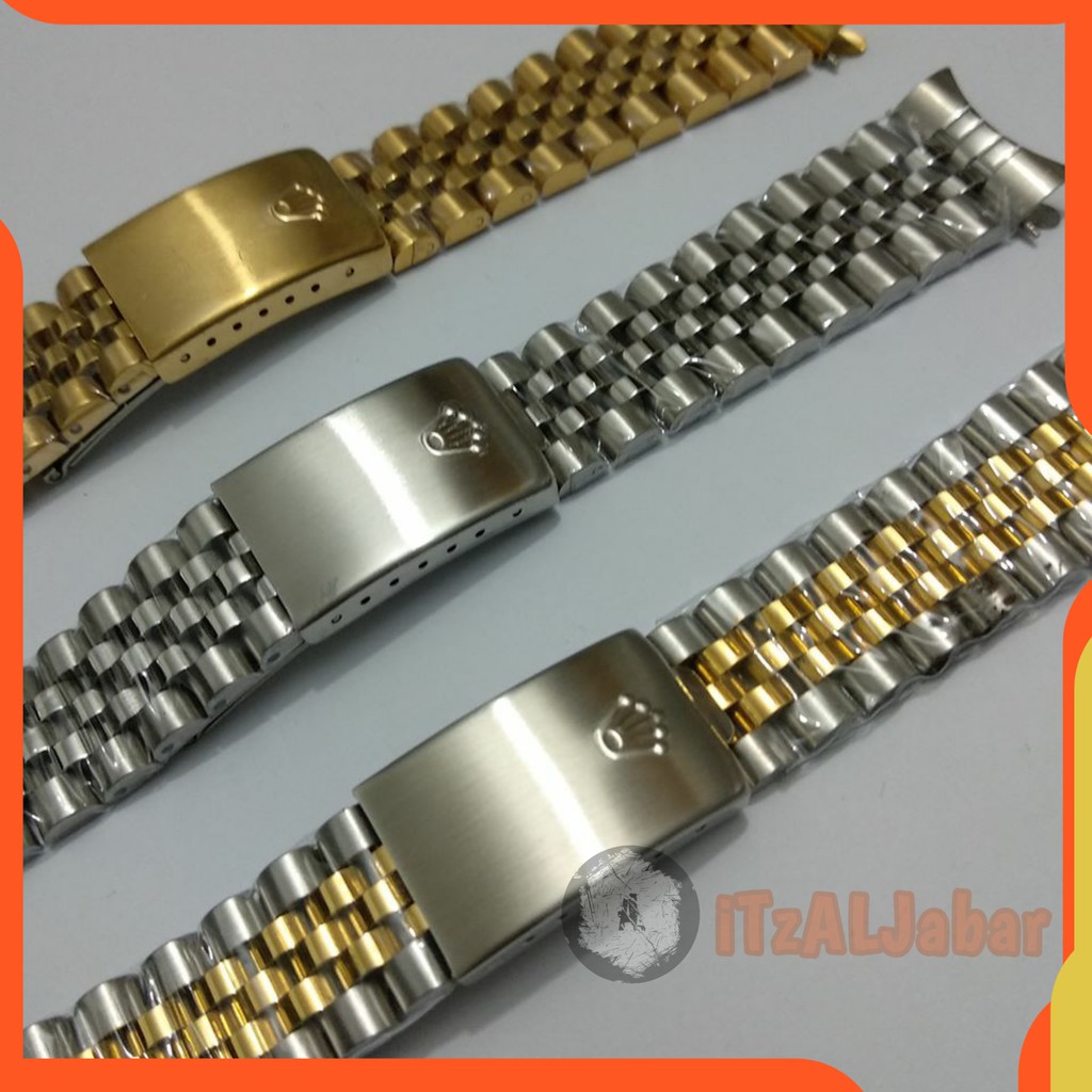 Tali jam Rolex Datejust 20mm Strap tali jam rantai Rolex 20mm