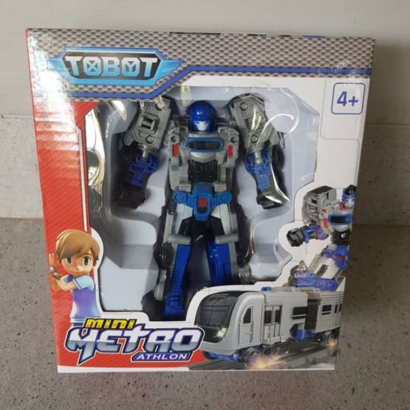 Mainan Tobot Robot Mini - Mainan Robot Kereta Api
