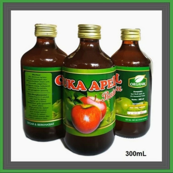 

Cuka Apel Batu Asli Organik 300ml