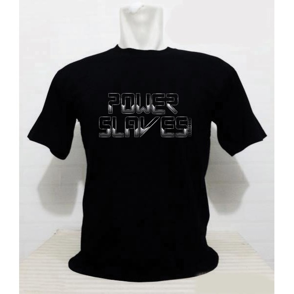 KAOS BAJU DISTRO POWERSLAVES TSHIRT MUSIK ROCK POWER SLAVES 03