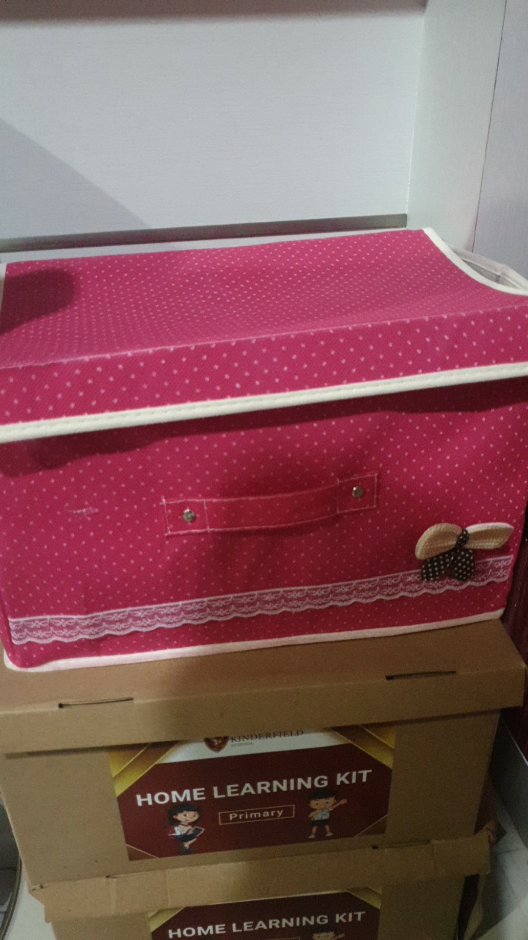 Tempat Penyimpanan Baju Mainan Ukuran Kecil Dan Besar Storage Bag 2 In 1 Box Organizer