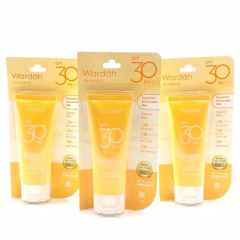 Wardah UV Shield SPF 30 PA+++/Essential Sunscreen Gel