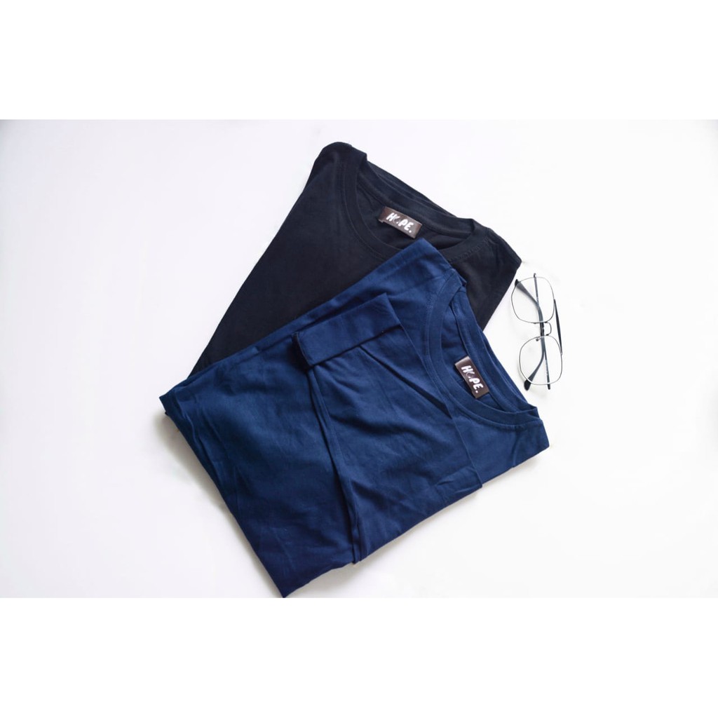 Kaos Polos Lengan Panjang Premium Combed 30's