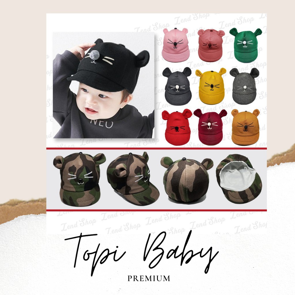 TOPI BABY GIRL KUPLUK BABY TOPI KUPLUK BAYI LAKI-LAKI TOPI ANAK PEREMPUAN LUCU TOPI BAYI KARAKTER