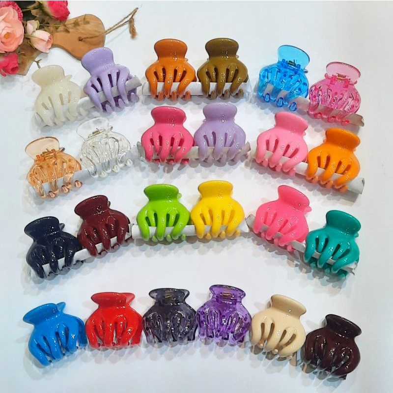 JEPIT JEDAI JUMBO 7CM DOFF GLOSSY | JEPIT CAKAR | JEPIT RAMBUT KOREA