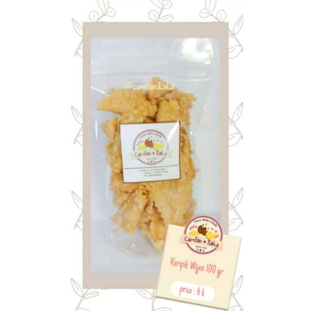

PO KERIPIK WIJEN HOMEMADE MURAH