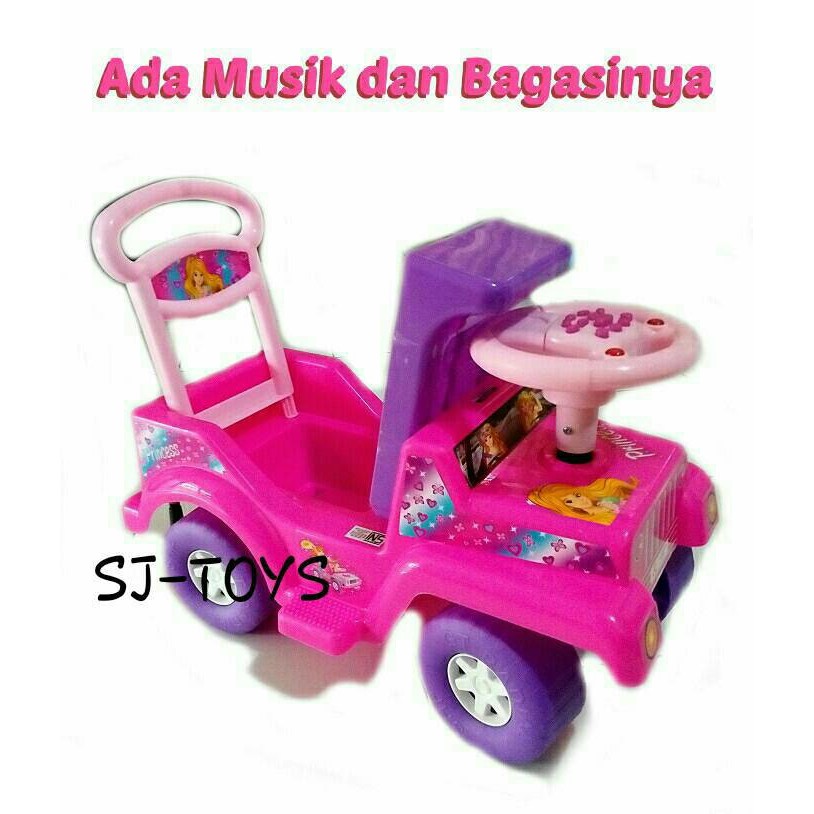 BJ 597 BJ597 mainan anak mobil dorong mobil princess