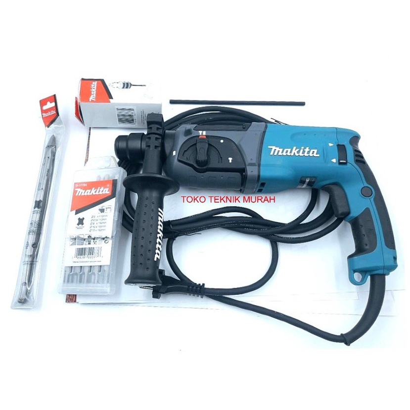 Promo Makita Hr 2470 Mesin Bor Rotary Hammer Drill 3 Mode Betel Bor Drill Hr2470