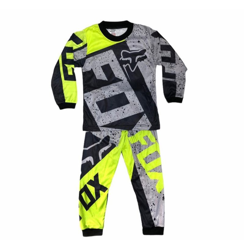 Saelaris_ Setelan Baju Anak Motor Cross, Setelan Baju Anak Motor Balap, Setelan Baju Anak Motor