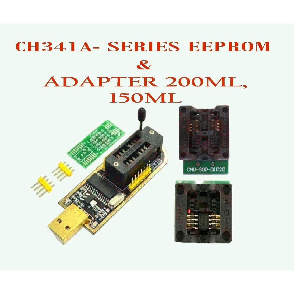 Alat copy & flash ic Eprom CH341A 24 25 Adapter & CD Cara to TV DVD LCD LED Receiver