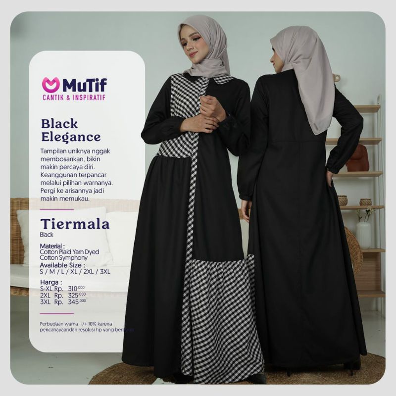 Gamis Mutif Tiermala Terbaru