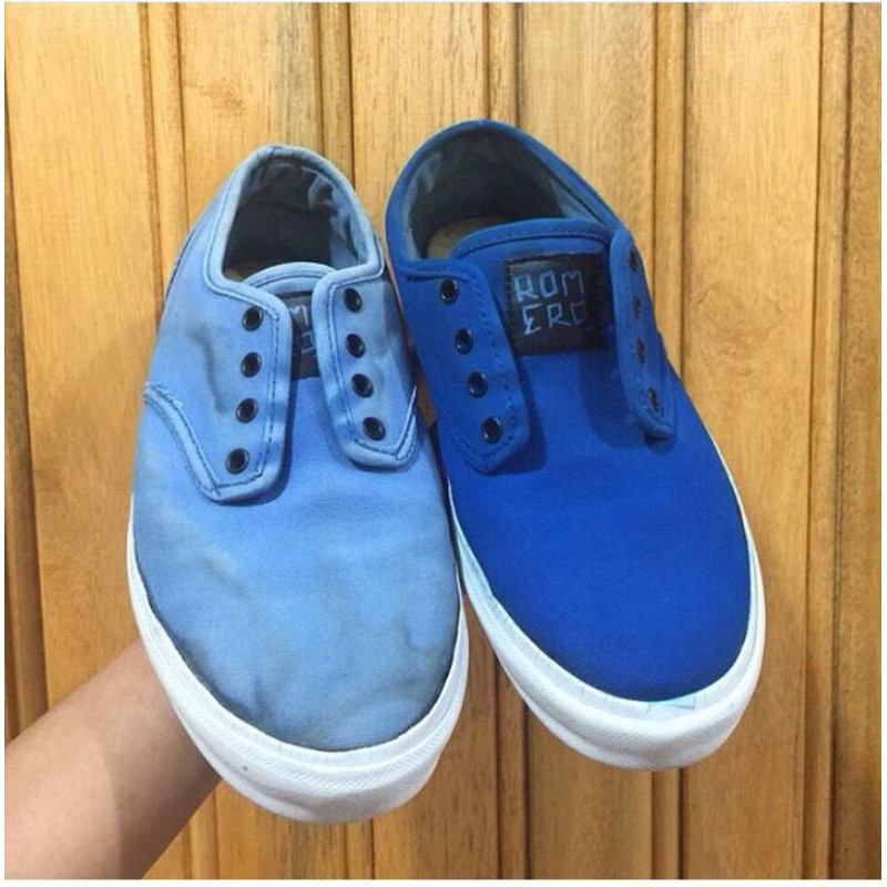 CAT SEPATU KHUSUS BAHAN KAIN KANVAS BULUDRU SPANDEK LEVIS TEKSTILE DLL