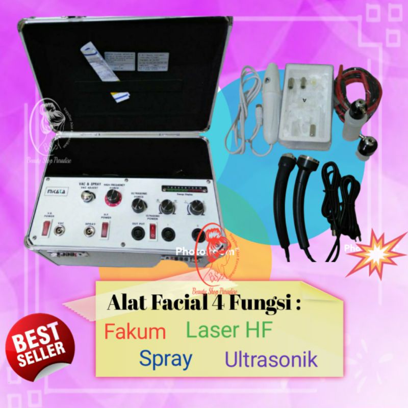Alat Facial/mesin facial 4 fungsi plus ultrasound