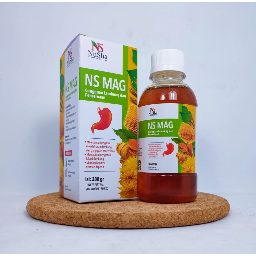 Madu Maag NS MAG (6 in 1) Mengobati Sakit Maag Asam Lambung Gerd Mual Kembung 280 gr