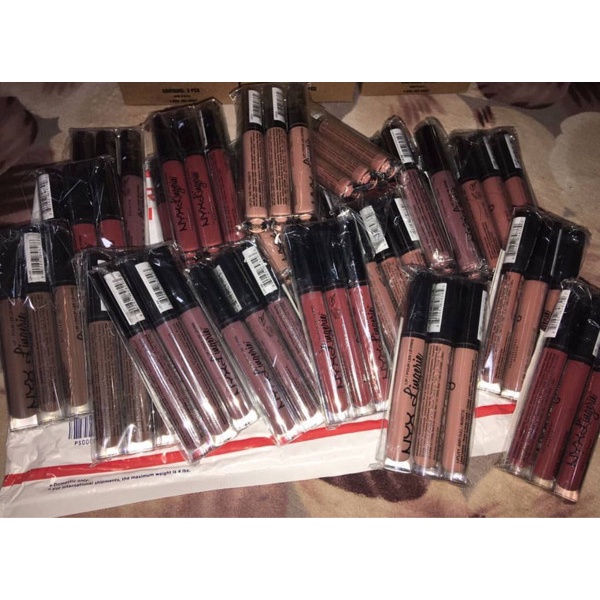 Baju Tidur - Nyx Matte Lip Lingerie Liquid Lipstick Original Usa