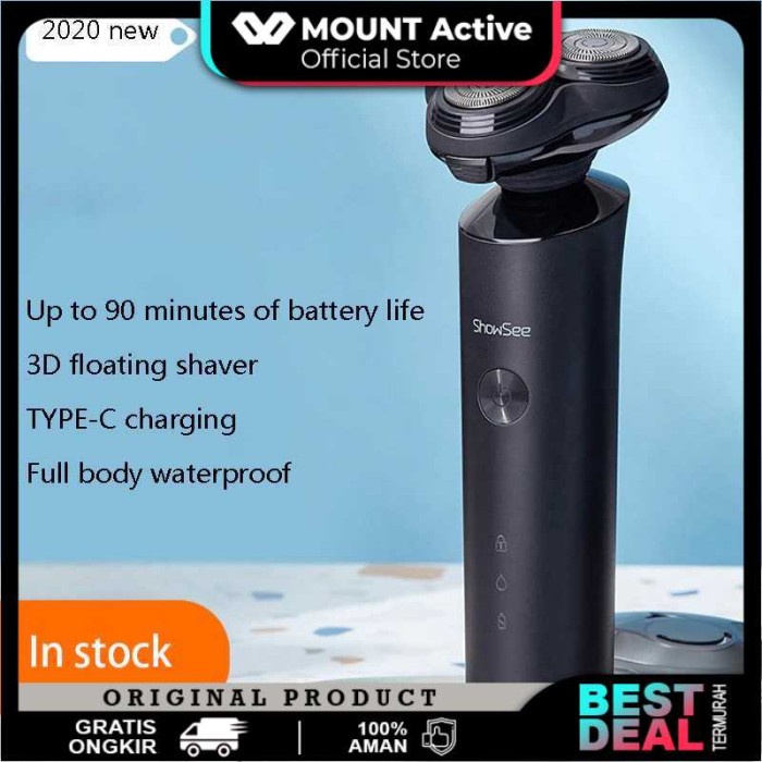 

ShowSee Alat Cukur Elektrik Electric Shaver 3Head Rechargeable - F1-BK