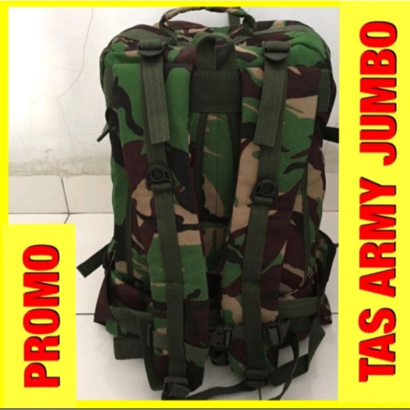 Tas ransel jumbo TNI /tas punggung pria/tas tactical/tas touring/tas outdoor