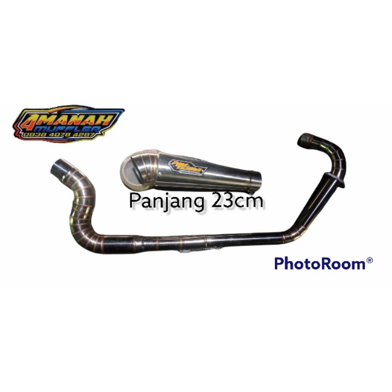 knalpot racing FANTERA pantera leher cobra pnp step for Vixion dan satria fu