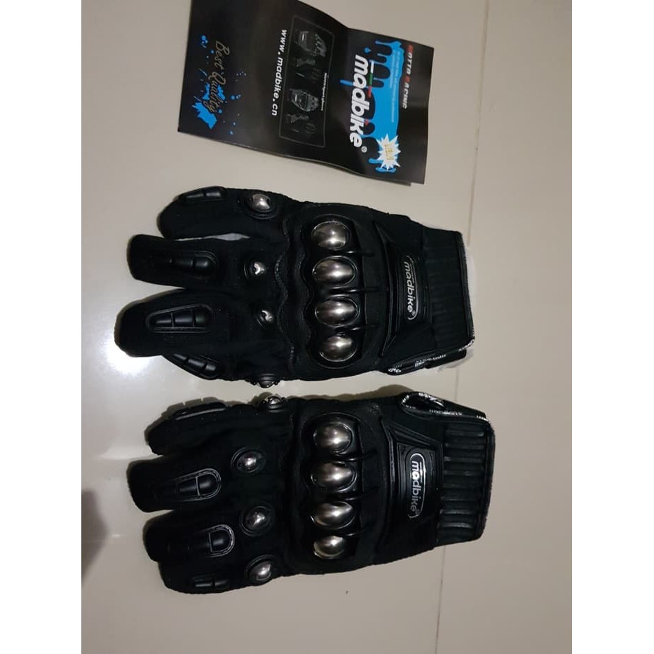 Sarung Tangan Motor Stainless MadBike type MAD 10C New[type MAD10-C]